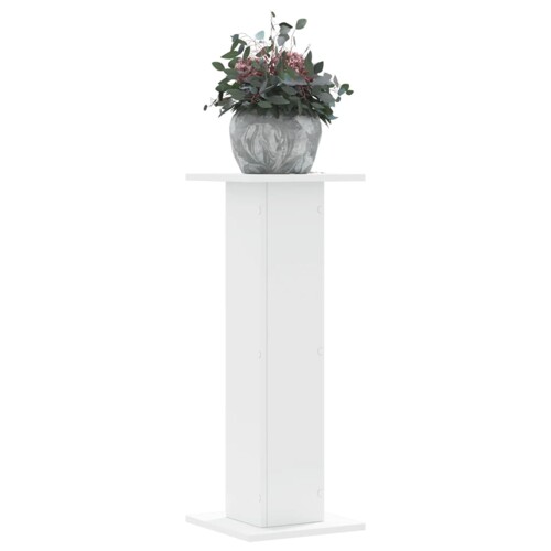 vidaXL Stalci za biljke 2 kom bijeli 30 x 30 x 80 cm konstruirano drvo