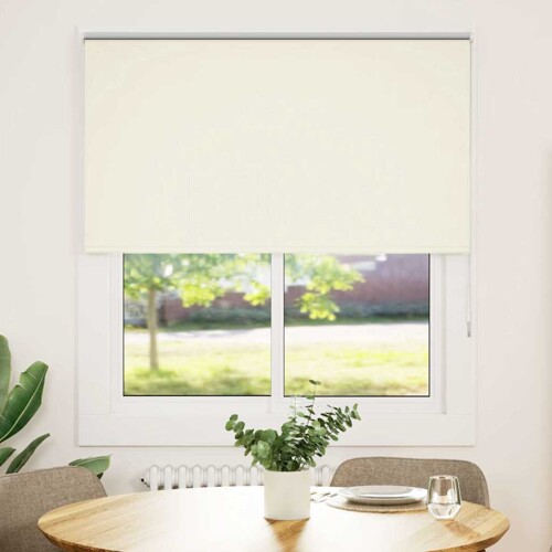 vidaXL Rolo zavjesa prljavobijeli 120x130 cm Širina tkanine 116,6 cm