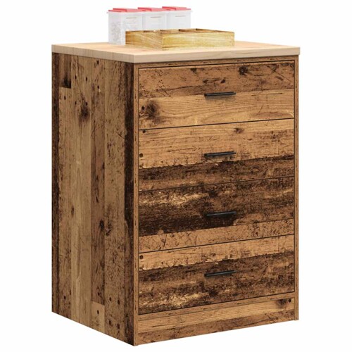 vidaXL Garažni ormar za odlaganje 60x51x85 cm masivne borovine