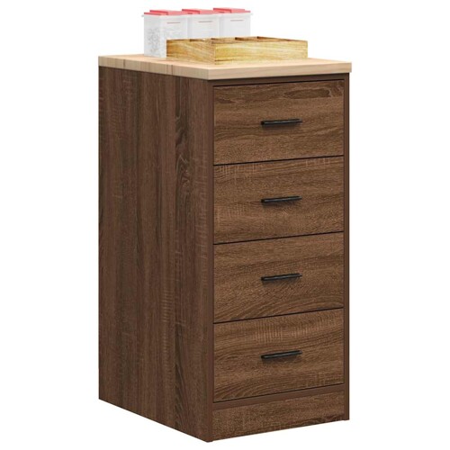 vidaXL Garažni ormar za odlaganje 40x51x85 cm masivne borovine