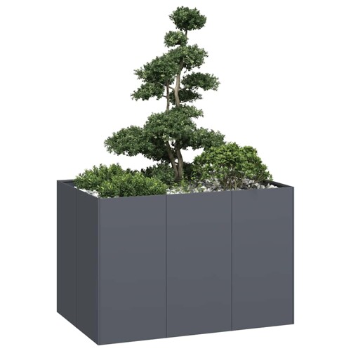 vidaXL Sadilica antracit 120x80x80 cm od čelika
