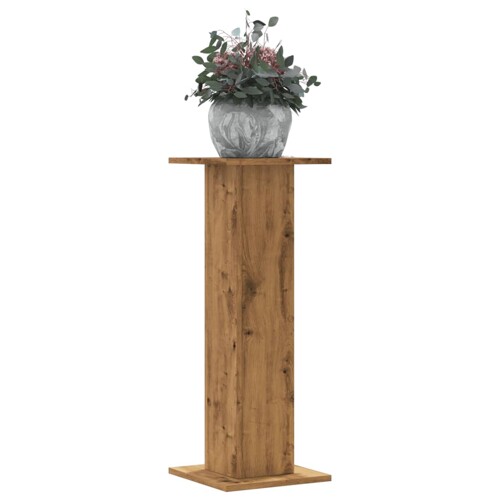 vidaXL Stalci za biljke 2 kom boja hrasta 30 x 30 x 80 cm drveni
