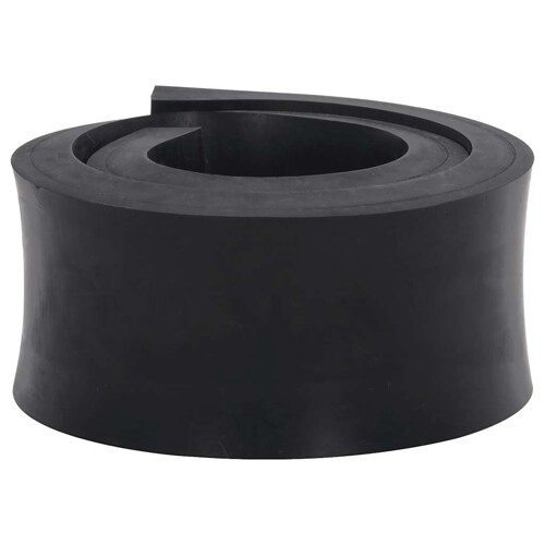 vidaXL Gumeni rub za snježni plug crni 120x8x2 cm