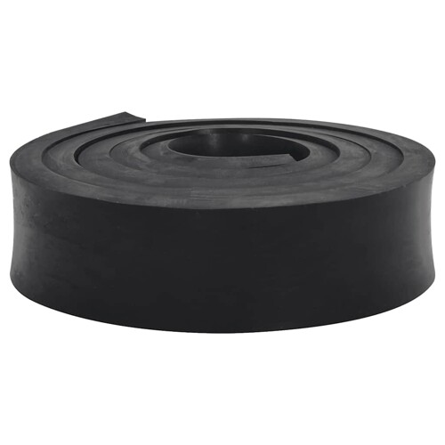 vidaXL Gumeni rub za snježni plug crni 300x8x2 cm