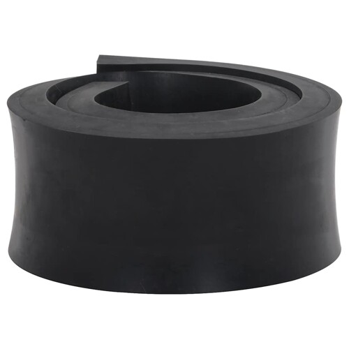 vidaXL Gumeni rub za snježni plug crni 100x10x2 cm