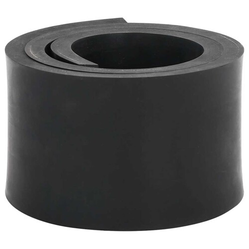 vidaXL Gumeni rub za snježni plug crni 80x8x1 cm