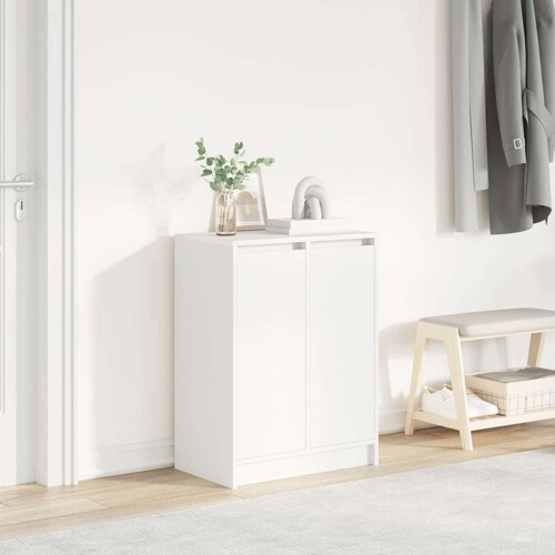 vidaXL Ormarić za cipele bijeli 57x34x76 cm od konstruiranog drva