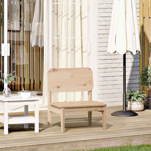 vidaXL Vrtna stolica 60x52,5x72 cm puno drvo bor