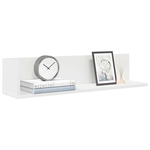 vidaXL Zidne police 2 kom bijele 75x16,5x16,5 cm konstruirano drvo