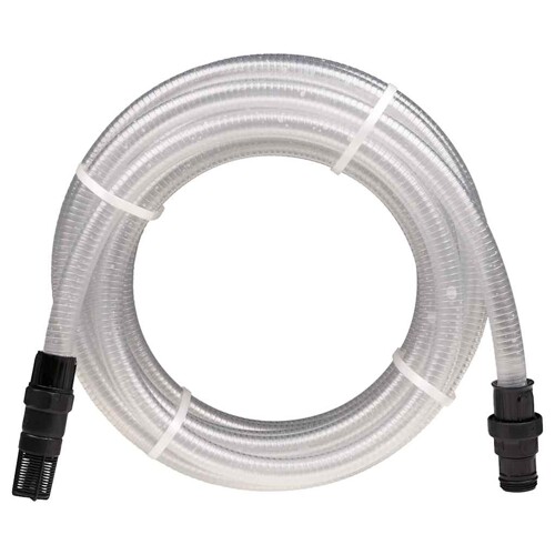 vidaXL Usisno crijevo s PVC priključcima prozirno 1\\" 10 m PVC