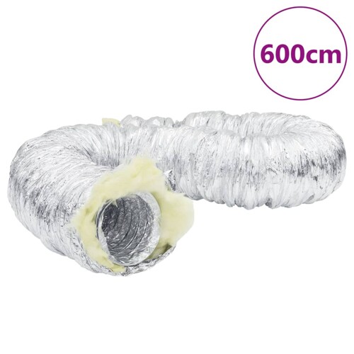 vidaXL Ventilacijski kanal izolirani aluminijski 6 m Ø12,5 cm