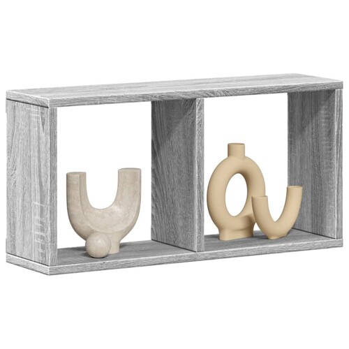 vidaXL Zidni ormarić 60x16x30 cm siva boja hrasta konstruirano drvo