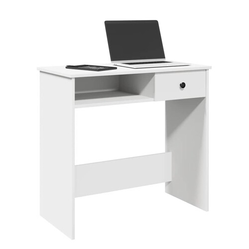 vidaXL Radni stol bijeli 80 x 40 x 75 cm od iverice