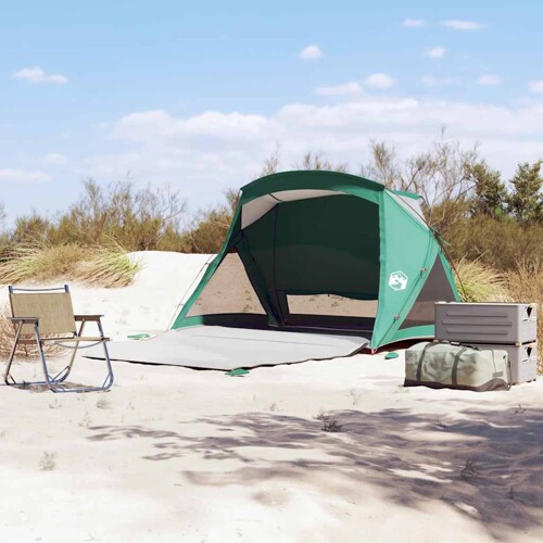 vidaXL Šator za plažu za 2 osobe morskozeleni vodootporni