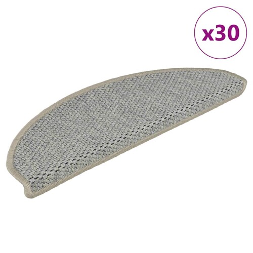vidaXL Samoljepljivi otirači za stube 30 kom 65x21x4 cm svjetlozeleni