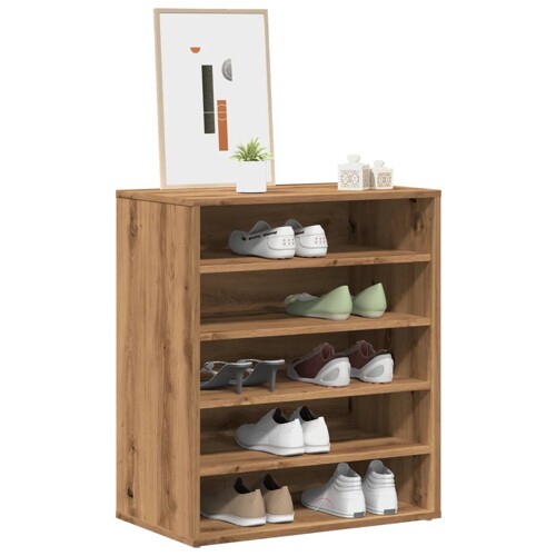 vidaXL Ormarić za cipele Artisan hrast 60x35x70 cm izrađeno drvo