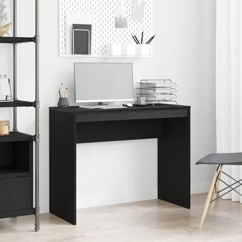 vidaXL Stol crni hrast 90x40x72 cm konstruirano drvo