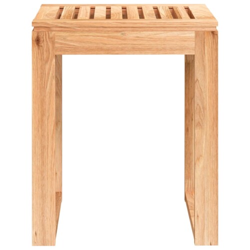 Kupaonski stolac 40 x 30 x 46 cm od masivnog drva oraha - NOVO