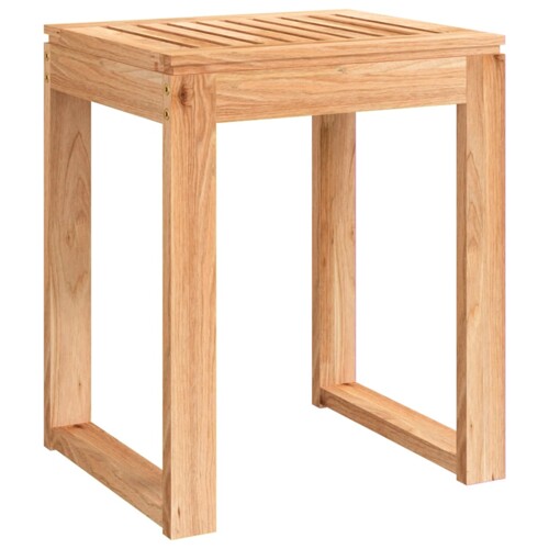 Kupaonski stolac 40 x 30 x 46 cm od masivnog drva oraha - NOVO