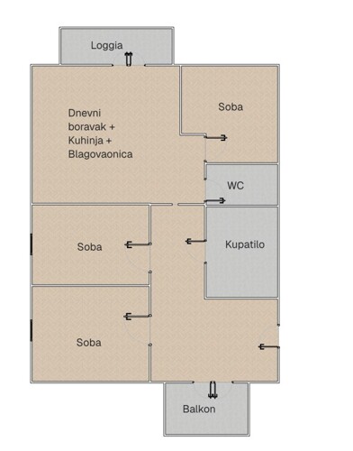 Stan - Prodaja, Zagreb, Bukovac, 82 m2, 2 parkirna mjesta