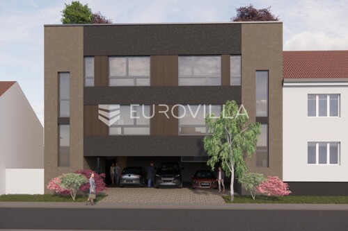 Osijek, Centar, novogradnja, trosoban stan u prizemlju, NKP 77,37 m2