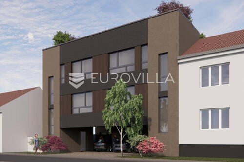 Osijek, Centar, novogradnja, trosoban stan u prizemlju, NKP 77,37 m2