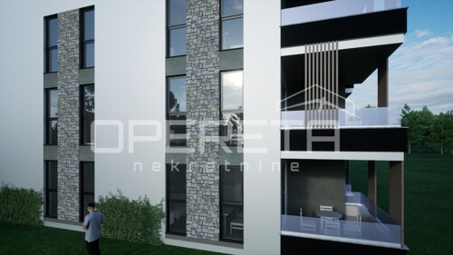 Novogradnja 50 m do mora, dvosoban stan s vrtom, Diklo, Zadar