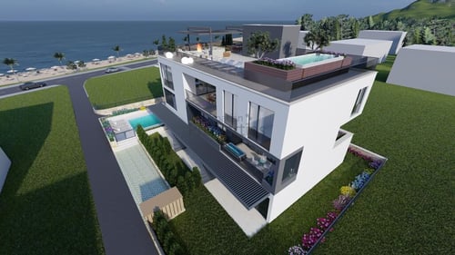 SUKOŠAN,LUKSUZAN PENTHOUSE UZ MORE S PRIVATNOM KROVNOM TERASOM,PRODAJA