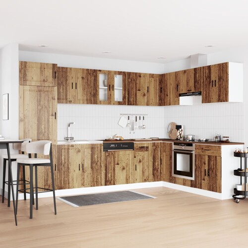 vidaXL Ormar s umivaonikom \\"\\"Porto\\"\\" od starog drveta 80x46x84,5 cm K...