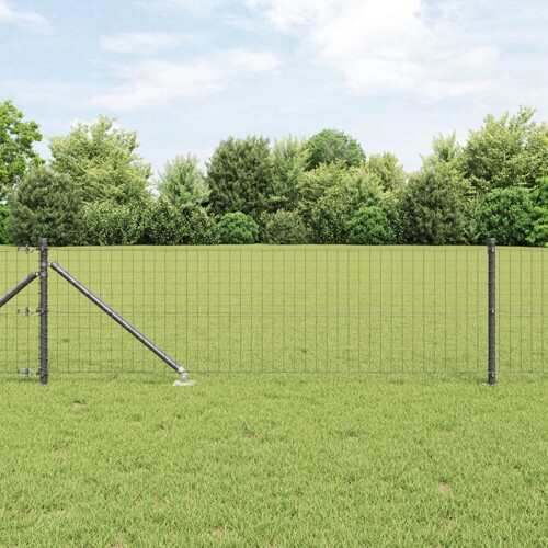 vidaXL Stupovi Ograde s Špice 52 kom Ø32 mm 120 cm Galvanzirani Čelik