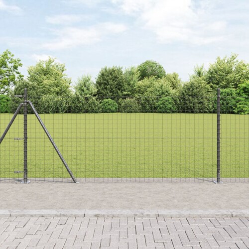 vidaXL Stubovi ograde Set od 52 Sivi Beton 3.2 x 3.2 x 110 cm