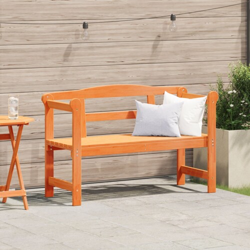 vidaXL Vanjska klupa Acacia 119x76x44 cm Čvrsta drvena bor