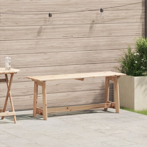 vidaXL Vanjska klupa 119x35x47 cm Odgovara masivnoj borovini