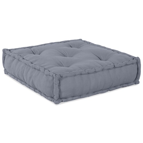 vidaXL Modularni Pouf Siva 70x70x54 Tkanina
