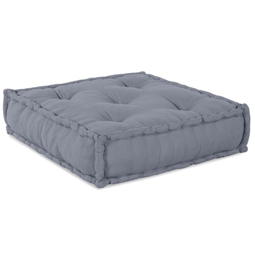vidaXL Modularni Pouf Siva 70x70x36 Tkanina