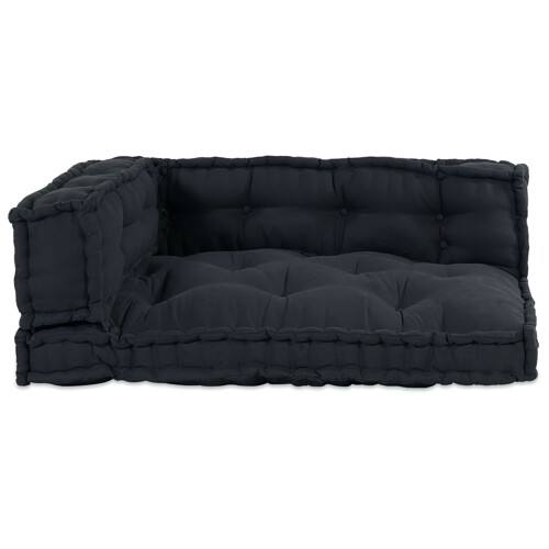 vidaXL Sofa Jastučić s naslonima i podušjem Antracit tkanina