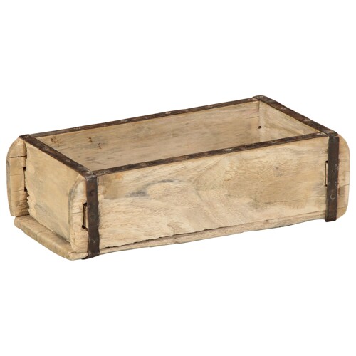 vidaXL Pladnjevi 4 kom 30x15x9 cm Masivno drvo od recikliranog materijala