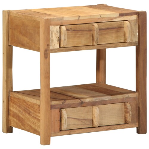 vidaXL Bočni Stol 43x32x46 cm Solidno Drvo Otkopano