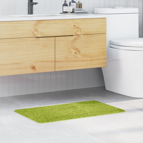 vidaXL Prostirka za kupatilo pravokutna zelena 50x80 cm polipropilen protiv k...