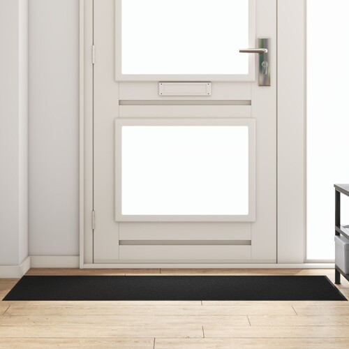vidaXL Crni pravokutni otirač 60x180 cm