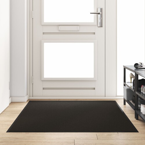 vidaXL Otirač Rectangular Crni 120x180 cm