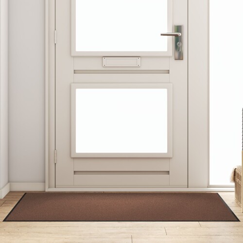vidaXL Otirač Rectangular Brown 90x150 cm