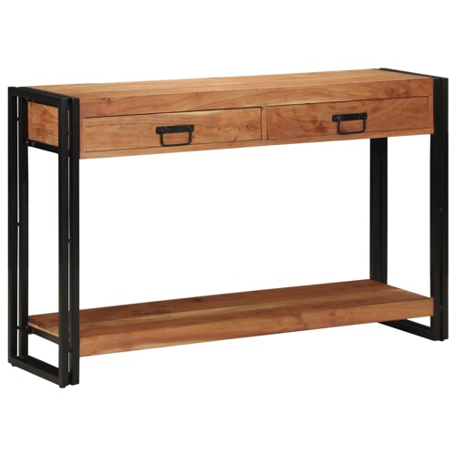 vidaXL Konzolni stol 120x33x75 cm Masivno drvo akacije