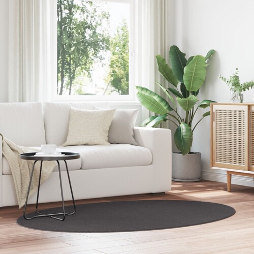 vidaXL Tepisi Antracit Poliester 100 x 200 cm Akcentni Tepih