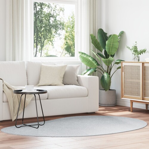 vidaXL Tepih Sivi 140x200 cm Poliesterski Protuklizni