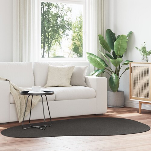 vidaXL Tepisi Antracit Poliester 140 x 200 cm Dekorativni detalji