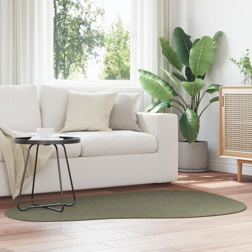vidaXL Tepisi Šumska Zelena Vuna 120 x 170 cm Dekorativni Umetci Tepih