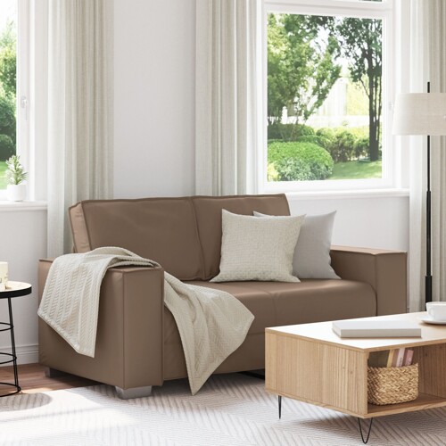 vidaXL Dvosjed Sofa Cappuccino 120 cm Umjetna Koža
