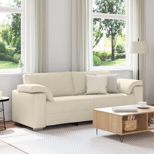 vidaXL Kauč od platna s 3 sjedalica 178 cm