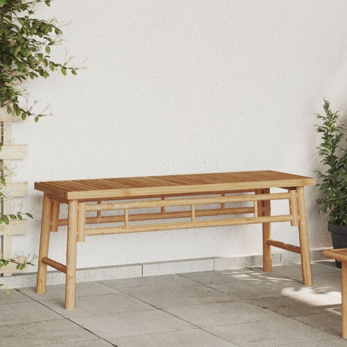 vidaXL Vrtna klupa 110x38x45 cm Bambus